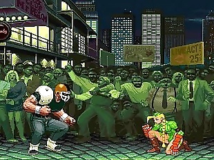 MUGEN Cammy vs Tower Gang - 10 min